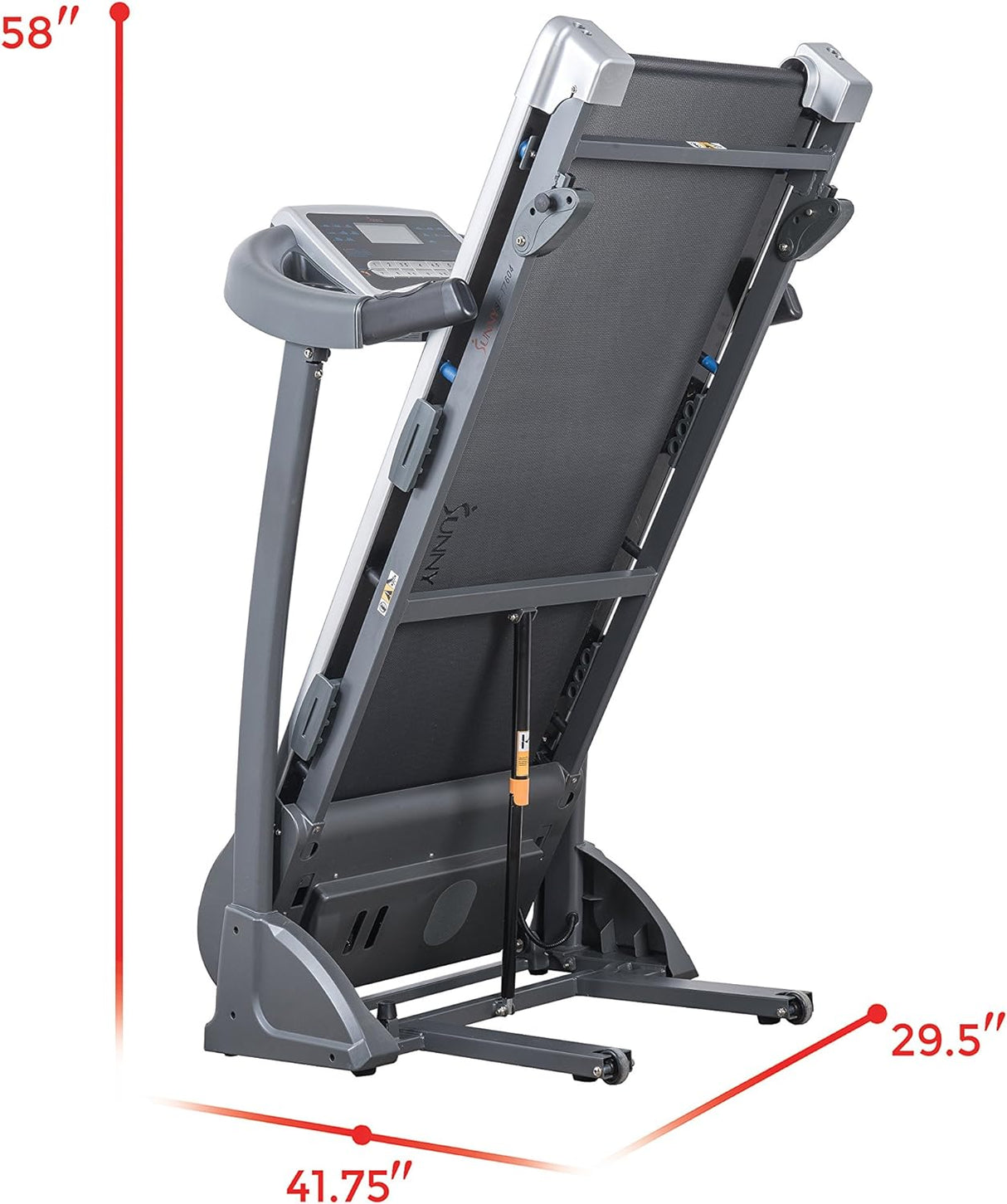Sunny Health & Fitness SF-T7604 Motorized Treadmill, Grey