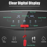 Topment Folding Treadmill, 3.0HP Electric Treadmill with APP Control, HD Digital Touch Screen, Retractable Device Holder and Speakers, Compact Walking Running Machine (Silver + Black)